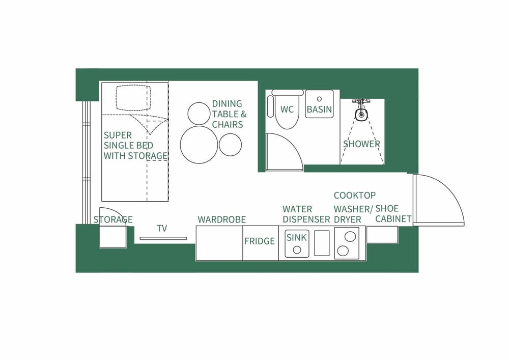 Sub unit floor plan Image