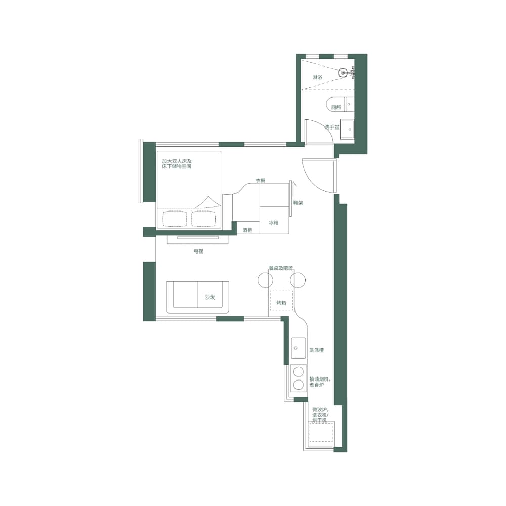Sub unit floor plan Image