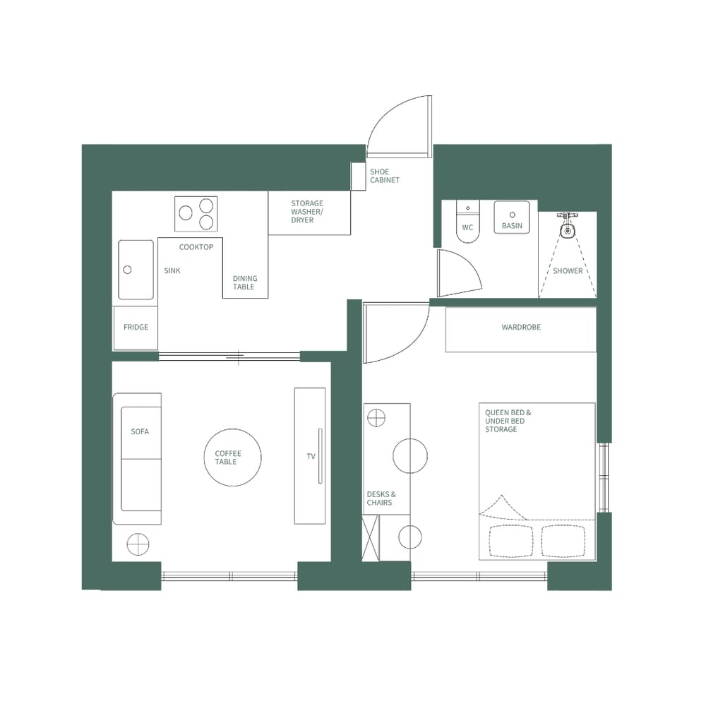 Sub unit floor plan Image