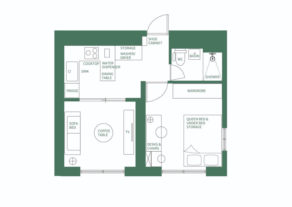 Sub unit floor plan Image