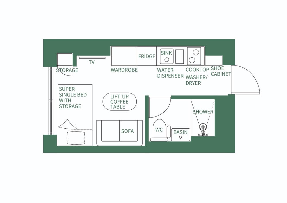 Sub unit floor plan Image