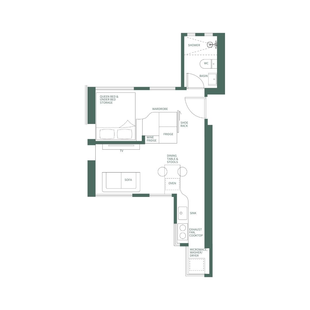 Sub unit floor plan Image