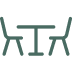 Dining table and chairs
