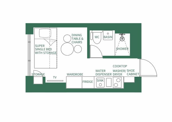 Sub unit floor plan Image
