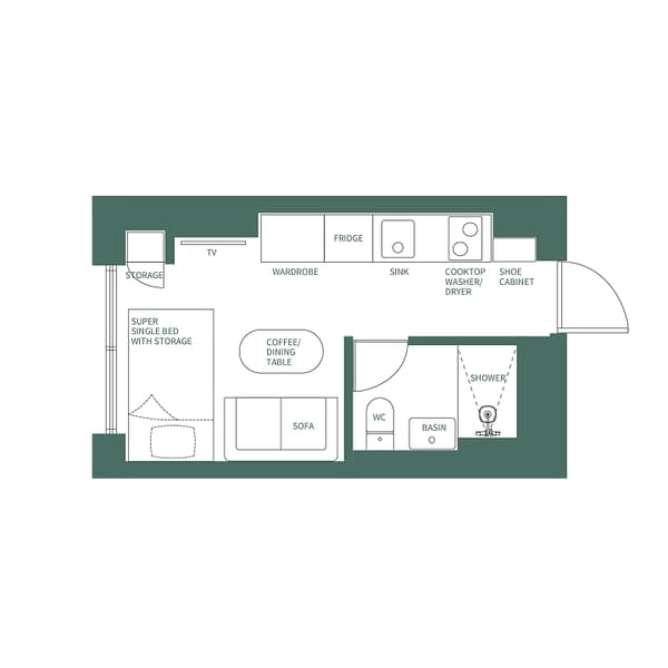 Sub unit floor plan Image