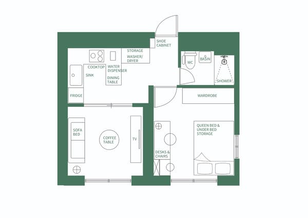 Sub unit floor plan Image